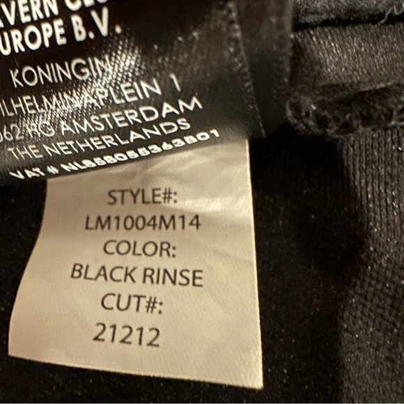 Black Trucker Jacket Liverpool Small Denim Jean Jacket - Picture 7 of 14